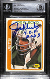 Joe Klecko Signed 1978 Topps #287 Trading Card HOF Slab Beckett 39540