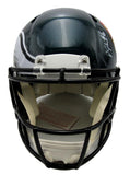 DeVonta Smith Eagles Signed Full Size SB LIX Logo Authentic Helmet Beckett 13381