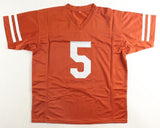 Bijan Robinson Signed Texas Longhorns Jersey (Beckett) Atlanta Falcons R.B.