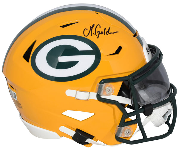 Matthew Golden Autographed Green Bay Packers Speedflex MIDI Helmet Beckett