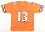 Pat Bryant Signed Denver Broncos Jersey (JSA) Ex-Illinois Fighting Illini / W.R.