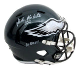 Jordan Mailata Signed/Inscr Full Size SpeedReplica Helmet Eagles JSA 183388