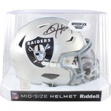 Bo Jackson Autographed Las Vegas Raiders Mid-Size Midi Helmet Beckett WIT 58523