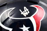 Will Anderson Autographed Houston Texans F/S Speed Helmet - Fanatics *Silver