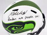 MICHAEL DICKSON AUTOGRAPHED SEAHAWKS LUNAR ECLIPSE FULL SIZE HELMET MCS 200259