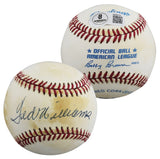 Red Sox Ted Williams Authentic Signed Bobby Brown OAL Baseball BAS #AE64476