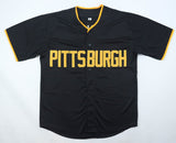 Oneil Cruz Signed Pirates Black Jersey Inscribed "Cruz Missle" & "El Mono" (JSA)