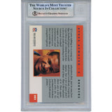 Steve Atwater Signed 1991 Pro Line Portraits 283 Trading Card Slab Beckett 51543