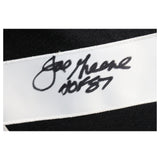 Joe Greene Signed Pittsburgh Steelers M&N Black Jersey Beckett 42790