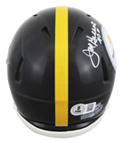 Steelers Joe Greene "HOF" Signed Speed Mini Helmet BAS Witnessed #1W880092
