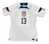 Alex Morgan Signed 2023 Nike USA Women's Home Medium Soccer Jersey BAS