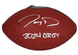 Jayden Daniels Autographed "24 OROY" Commanders Official NFL Football Fanatics