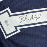 Framed Autographed/Signed Brandon Aubrey 35x39 Dallas Blue Jersey BAS COA