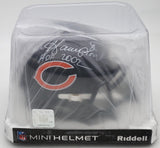 Dan Hampton Signed Chicago Bears Mini-Helmet Inscribed "HOF 2002" (Beckett) D.E
