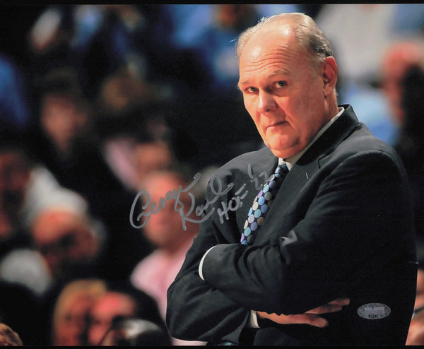 George Karl Autographed Signed 8x10 Photo Seattle Supersonics MCS Holo #87297