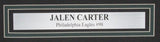 Jalen Carter Signed/Auto 16x20 Photo Philadelphia Eagles Framed PSA/DNA 195503