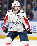 Connor McMichael Signed Washington Capitals Logo Puck (JSA COA) 2023 Calder Cup