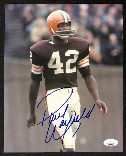 Paul Warfield HOF Cleveland Browns Signed/Autographed 8x10 Photo JSA 196637