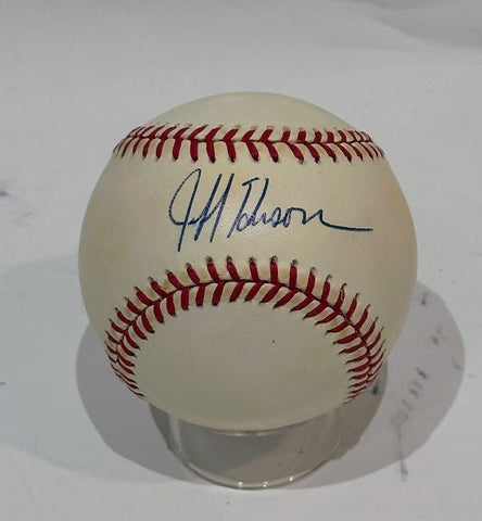 Jeff Huson Autographed Rawlings Baseball -- Texas Rangers | LSM COA