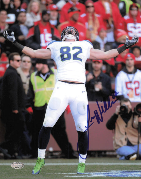 Luke Willson Autographed Signed 8x10 Photo Seattle Seahawks MCS Holo #63123