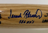 Frank Robinson Autographed/Inscribed "586 HR's" Louisville Slugger Bat - JSA COA