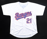 Ruben Sierra Signed Texas Jersey Insc. "4x All Star" & "Rangers H.O.F" (JSA COA)