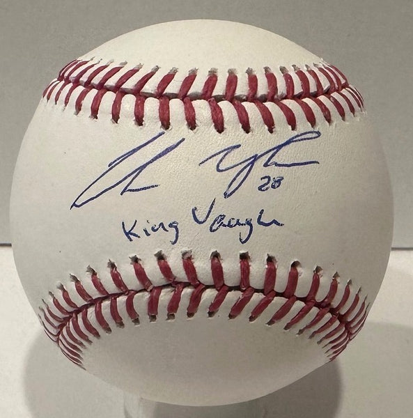 Brewers ANDREW VAUGHN Signed Official MLB Baseball AUTO w/ King Vaughn - JSA