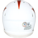 Michael Vick Autographed Virginia Tech Mini Helmet Matte White BAS 42222