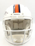 Bo Nix Autographed Broncos Snowcapped Pro Speed Helmet Beckett COA