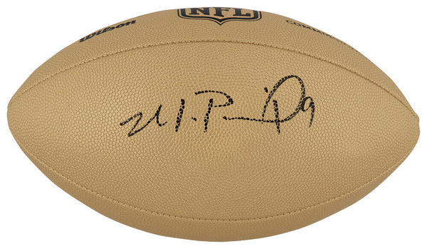 Michael Penix Jr. Signed Wilson Duke Gold NFL Full Size Replica Football -SS COA