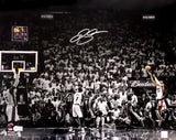 RAY ALLEN AUTOGRAPHED 16X20 PHOTO NBA FINALS WINNING SHOT BECKETT 221290