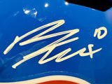 Bo Nix Autographed Denver Broncos D Replica Helmet BAS COA