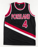 Jim Paxson Signed Portland Trail Blazers Jersey (PSA COA) 2xNBA All Star