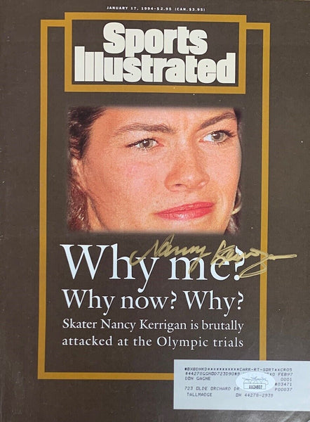 Nancy Kerrigan Autographed Sports Illustrated Signed Magazine Tonya Harding JSA