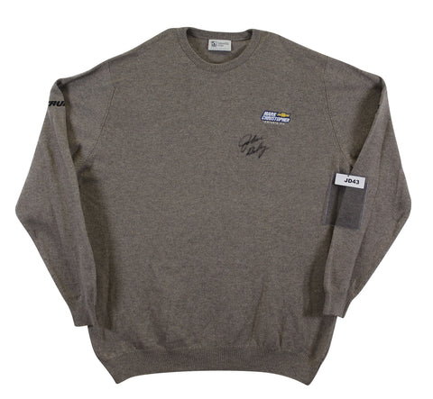 John Daly Signed Match Worn Tan Johnstons of Elgin Cashmere Sweater BAS