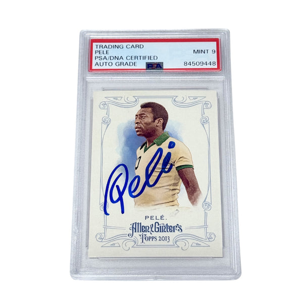 Pele Signed 2013 Topps Allen & Ginter's - PSA Autograph 9