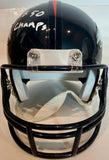 Aqib Talib Autographed & Inscribed Denver Broncos Mini Helmet | BAS COA