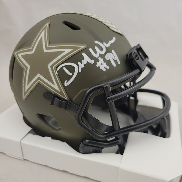 DEMARCUS WARE SIGNED DALLAS COWBOYS STS SPEED MINI HELMET BECKETT COA