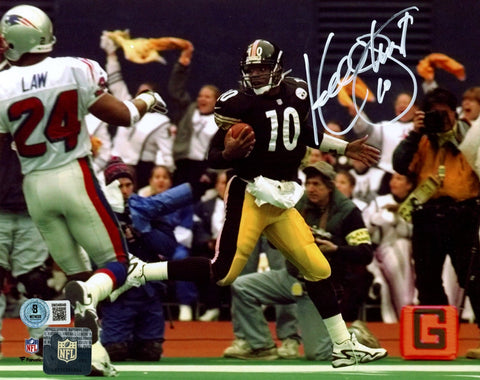 Kordell Stewart Autographed Pittsburgh Steelers 8x10 Photo Beckett Witness 52831