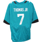 Brian Thomas Jr Autographed Jacksonville Jaguars Nike Teal Jersey Fanatics 51279