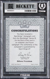 Joe Frazier Signed 2008 Sportkings Silver #JF3 Card Auto Grade 10! BAS Slabbed