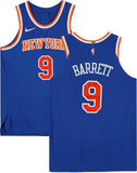 RJ Barrett Knicks Signed Blue Icon Authentic Jersey w/"Maple Mamba" Insc
