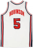 David Robinson Spurs Signed Mitchell & Ness 1992 USA Authentic Jersey w/Insc