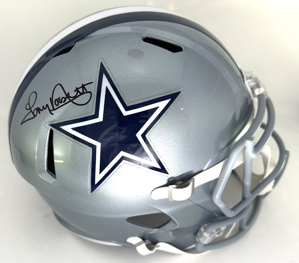 Cowboys HOF'er TONY DORSETT Signed Full Size Speed Replica Helmet AUTO - JSA