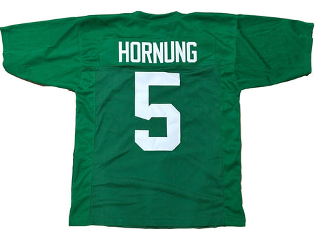 Paul Hornung Custom Green College Football Jersey