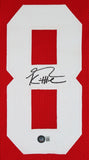 49ers George Kittle Authentic Signed Red Jersey Autographed BAS Witnessed