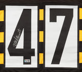Mel Blount Signed Steelers Bumble Bee Throwback Jersey (GTSM) Defensive Back