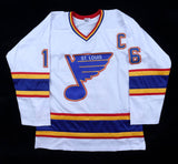 Brett Hull Signed St. Louis Blues Captain's Jersey (JSA COA) Hall of Fame 2009