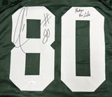 Packers DONALD DRIVER Signed Custom Replica Green Jersey w/ Packer for Life JSA
