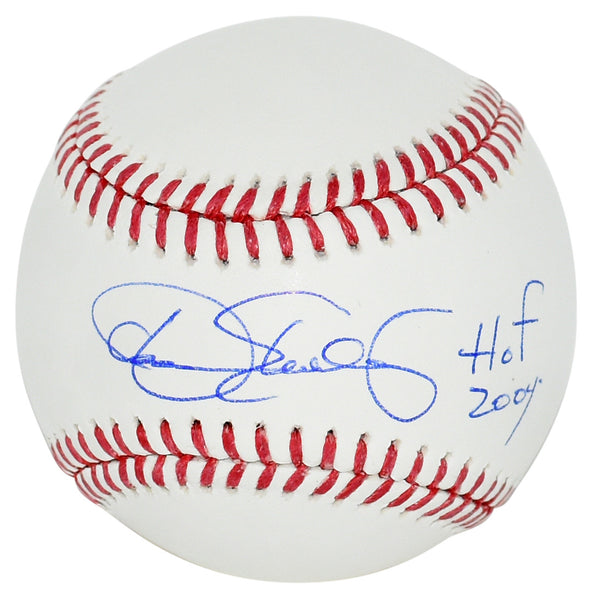 DENNIS ECKERSLEY SIGNED ATHLETICS OFFICIAL RAWLINGS MLB BASEBALL W/ HOF 2004